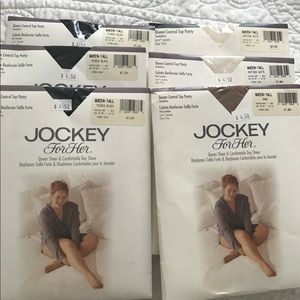 Jockey stockings. Queen/tall set of 6